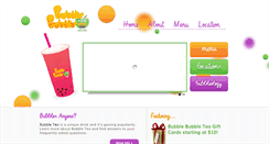 Desktop Screenshot of bubblebubbletea.com